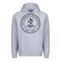 Heather Grey boston conservatory Premium Hoodie - linhVisuals