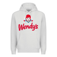 Dove Grey wendys restaurant Premium Hoodie - linhVisuals