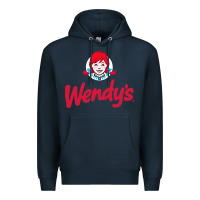 Navy wendys restaurant Premium Hoodie - linhVisuals