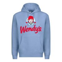 Colony Blue wendys restaurant Premium Hoodie - linhVisuals