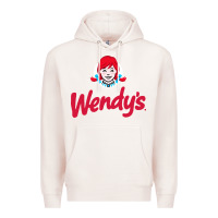 Pale Pink wendys restaurant Premium Hoodie - linhVisuals