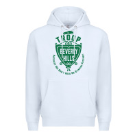 White troop beverly hills single color Premium Hoodie - linhVisuals