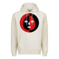 Oatmeal Heather eleggua 2 colors face Premium Hoodie - linhVisuals