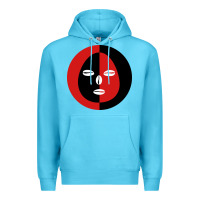 Ocean Blue eleggua 2 colors face Premium Hoodie - linhVisuals