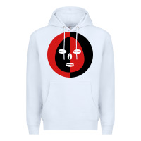 White eleggua 2 colors face Premium Hoodie - linhVisuals