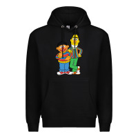 Black bert and ernie Premium Hoodie - linhVisuals