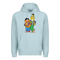 Blue Mist bert and ernie Premium Hoodie - linhVisuals