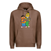 Chestnut bert and ernie Premium Hoodie - linhVisuals