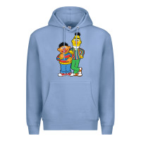 Colony Blue bert and ernie Premium Hoodie - linhVisuals
