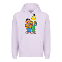 Lilac bert and ernie Premium Hoodie - linhVisuals