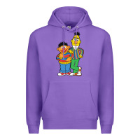 Purple bert and ernie Premium Hoodie - linhVisuals