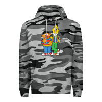 Slate Camo bert and ernie Premium Hoodie - linhVisuals
