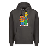 Smoke bert and ernie Premium Hoodie - linhVisuals