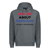Rock ask me about medicare final expense Premium Hoodie - linhVisuals