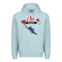 Blue Mist mens tata croatian father croatia bester papa father's day Premium Hoodie - linhVisuals