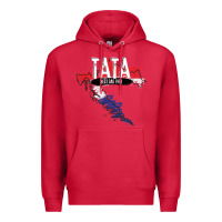 Cardinal mens tata croatian father croatia bester papa father's day Premium Hoodie - linhVisuals