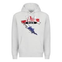 Dove Grey mens tata croatian father croatia bester papa father's day Premium Hoodie - linhVisuals