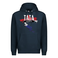 Navy mens tata croatian father croatia bester papa father's day Premium Hoodie - linhVisuals
