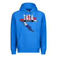 True Royal mens tata croatian father croatia bester papa father's day Premium Hoodie - linhVisuals