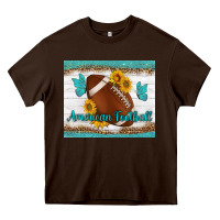 Chocolate Brown american football and butterfly mousepad Heavy Core Tee - BundleAndBundleShop