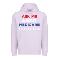 Lilac ask me about medicare final expense Premium Hoodie - linhVisuals