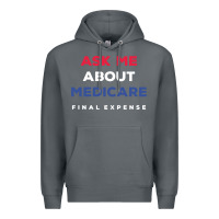 Rock ask me about medicare final expense Premium Hoodie - linhVisuals