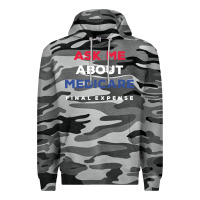 Slate Camo ask me about medicare final expense Premium Hoodie - linhVisuals