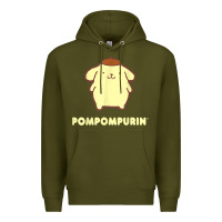 Army Green pompompurin character front and back t shirt Premium Hoodie - linhVisuals