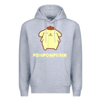 Heather Grey pompompurin character front and back t shirt Premium Hoodie - linhVisuals