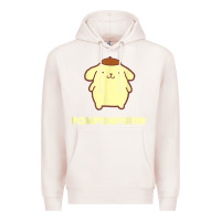 Pale Pink pompompurin character front and back t shirt Premium Hoodie - linhVisuals