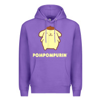 Purple pompompurin character front and back t shirt Premium Hoodie - linhVisuals