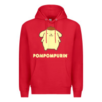 Red pompompurin character front and back t shirt Premium Hoodie - linhVisuals