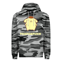 Slate Camo pompompurin character front and back t shirt Premium Hoodie - linhVisuals