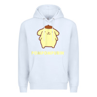 White pompompurin character front and back t shirt Premium Hoodie - linhVisuals