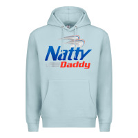 Blue Mist mens natty daddy dad bod light humor beer lover father's day Premium Hoodie - linhVisuals