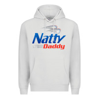 Dove Grey mens natty daddy dad bod light humor beer lover father's day Premium Hoodie - linhVisuals