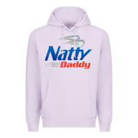 Lilac mens natty daddy dad bod light humor beer lover father's day Premium Hoodie - linhVisuals