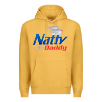 Mustard mens natty daddy dad bod light humor beer lover father's day Premium Hoodie - linhVisuals