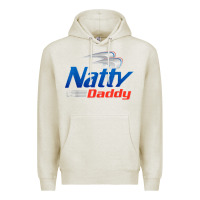 Oatmeal Heather mens natty daddy dad bod light humor beer lover father's day Premium Hoodie - linhVisuals