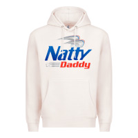 Pale Pink mens natty daddy dad bod light humor beer lover father's day Premium Hoodie - linhVisuals
