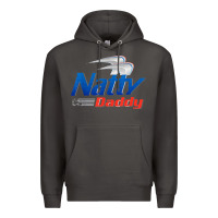 Smoke mens natty daddy dad bod light humor beer lover father's day Premium Hoodie - linhVisuals