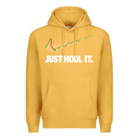 Mustard just hodl it Premium Hoodie - linhVisuals