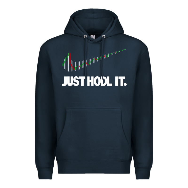 Just Hodl It Premium Hoodie by linhVisuals | Teevron
