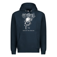 Navy Sepultura The Remains Premium Hoodie - linhVisuals