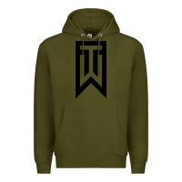 Army Green tiger Premium Hoodie - linhVisuals