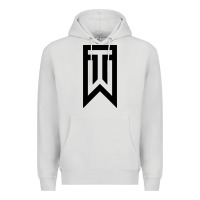 Dove Grey tiger Premium Hoodie - linhVisuals