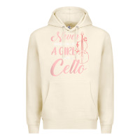 Tofu never underestimate a girl with a cello Premium Hoodie - linhVisuals