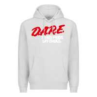 Dove Grey dare Premium Hoodie - linhVisuals