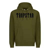 Army Green trapstar Premium Hoodie - linhVisuals