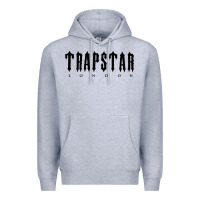 Heather Grey trapstar Premium Hoodie - linhVisuals